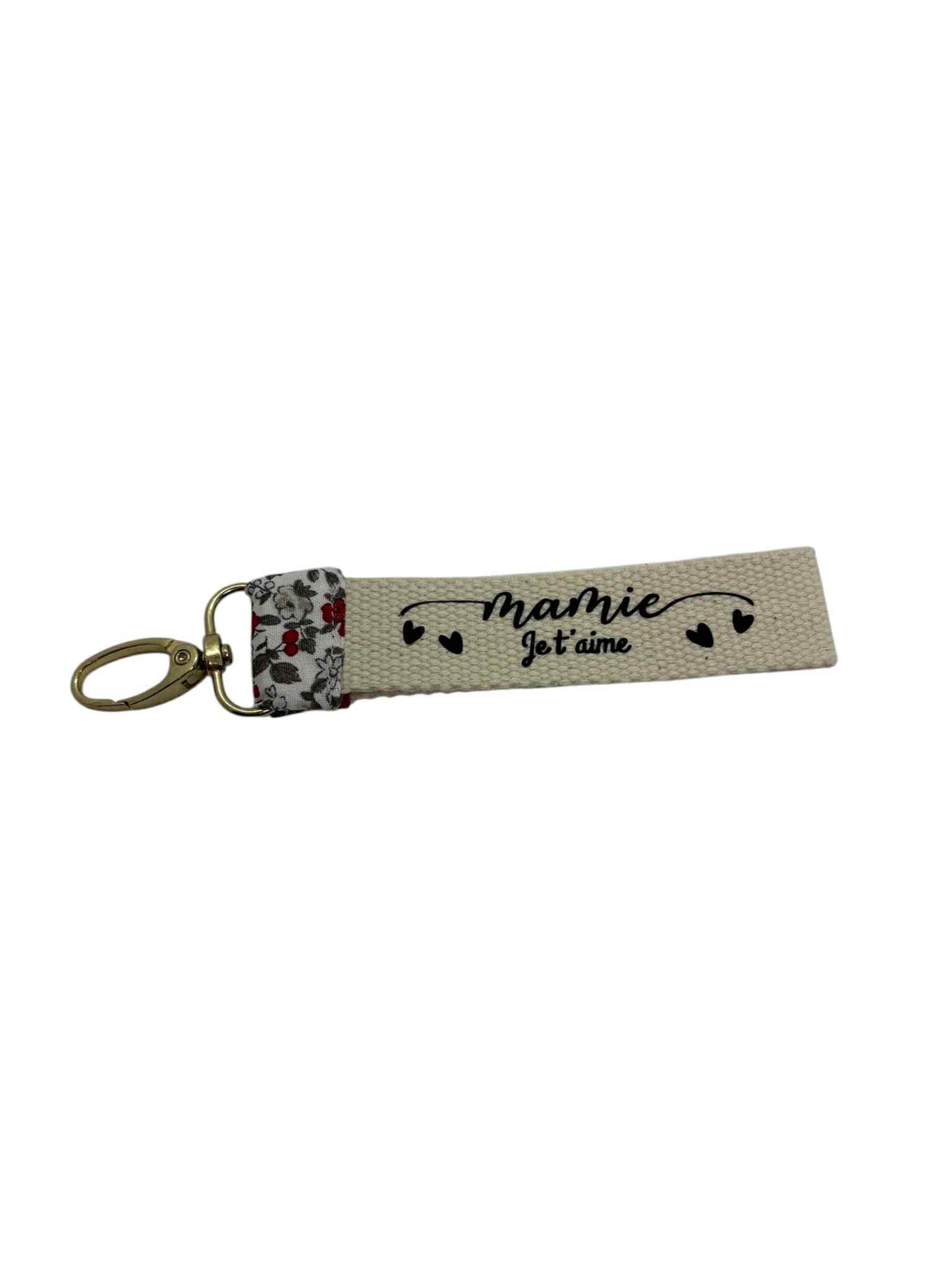 Porte - Clés " Mamie je t'aime"