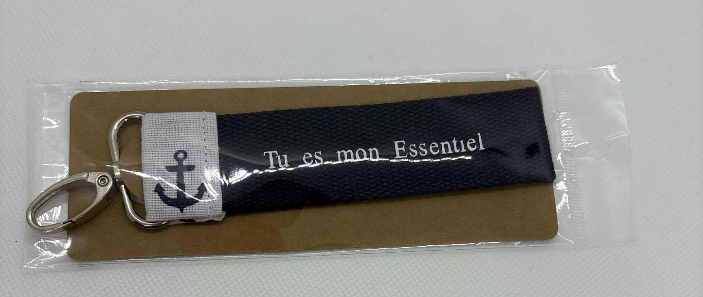 Porte Clés homme ' Tu es mon essentiel "