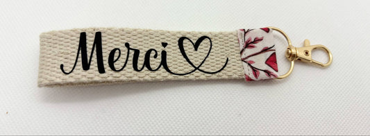 Porte - Clés " Merci"