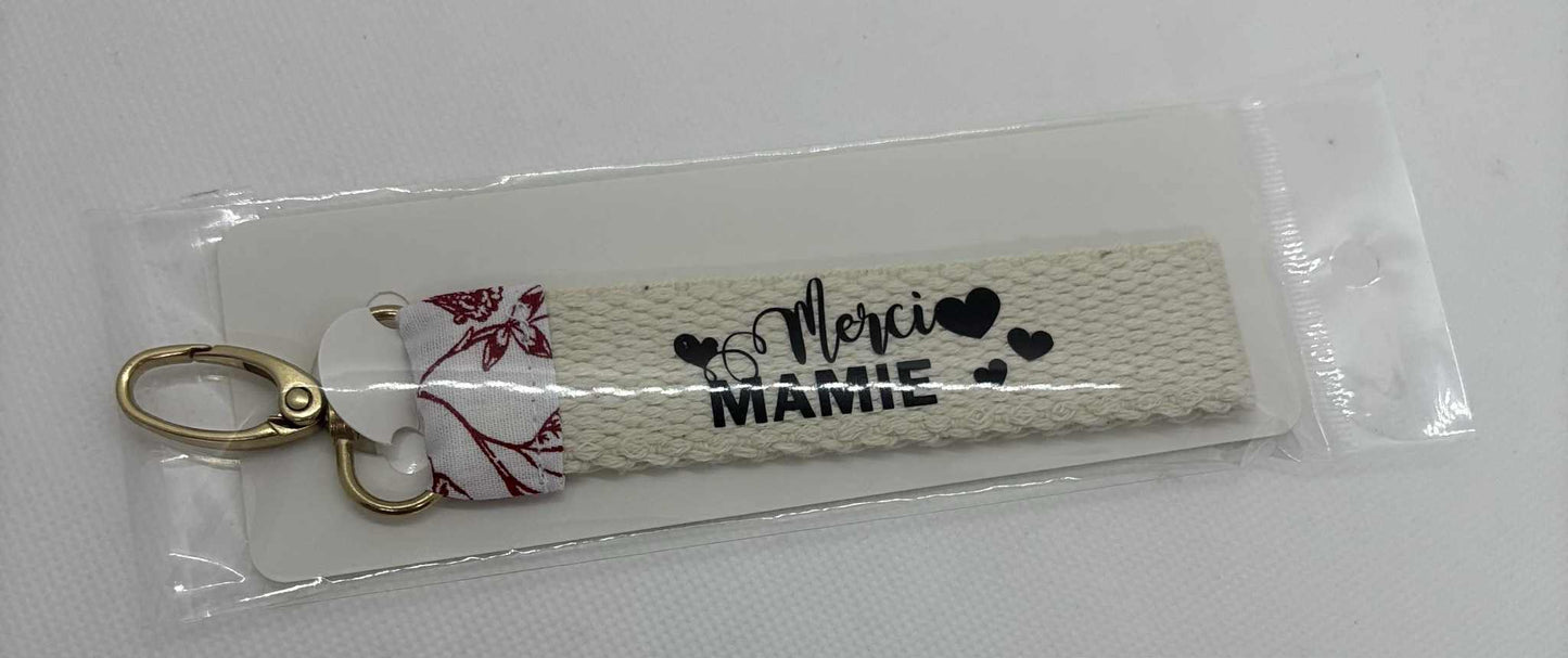 Porte Clés " Merci Mamie"