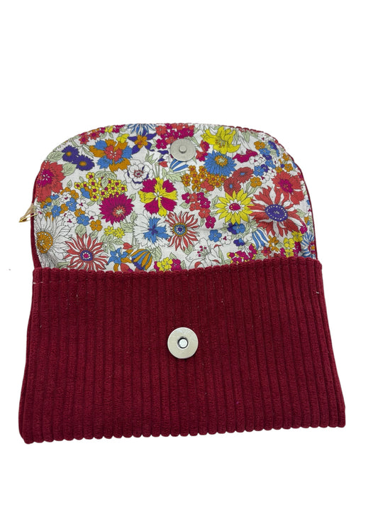 Pochette velours multifonctions « Floraline »