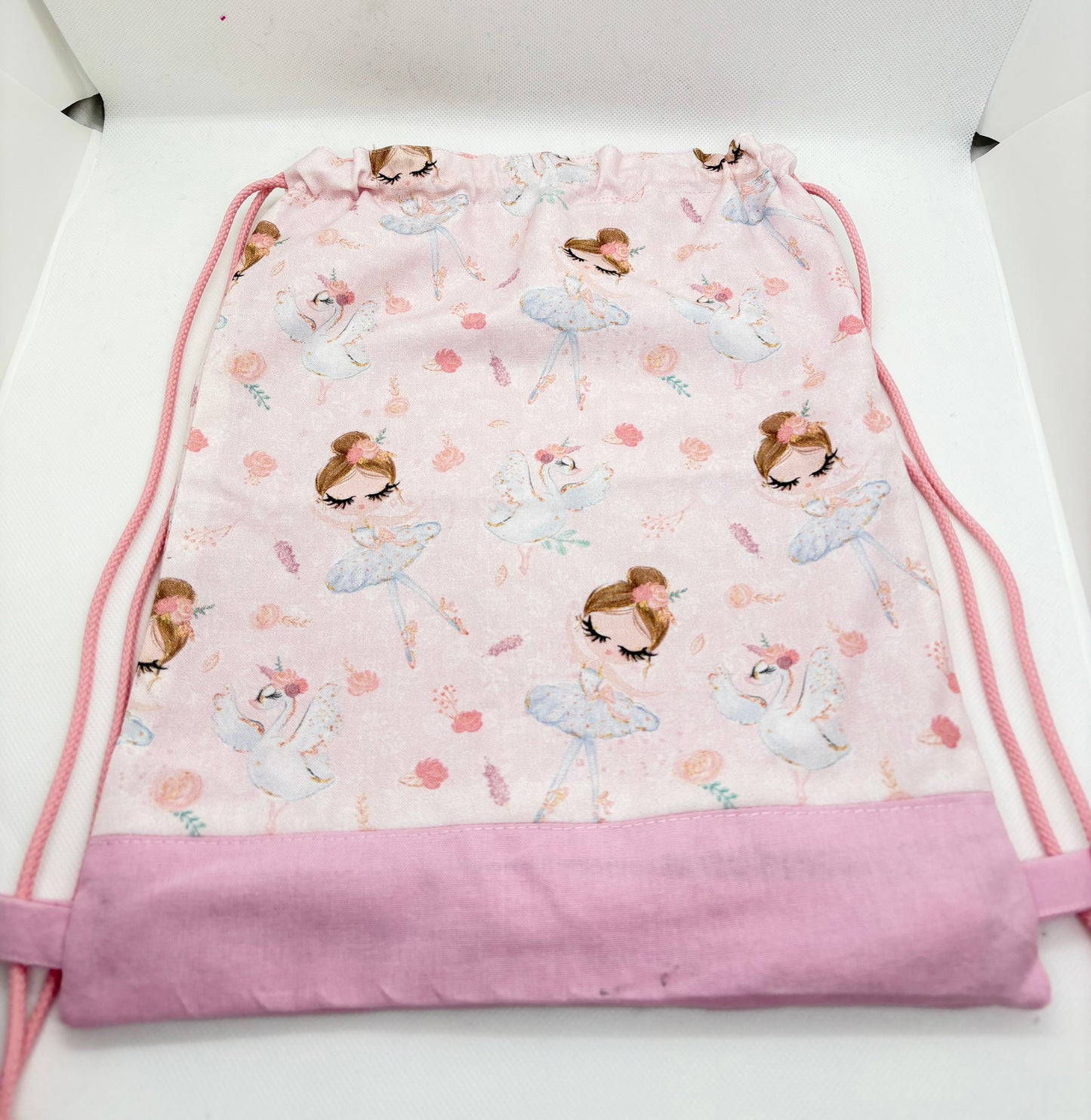 Pochon à cordon " Pas de cygne" Personnalisable - Le Petit sac à Trésor