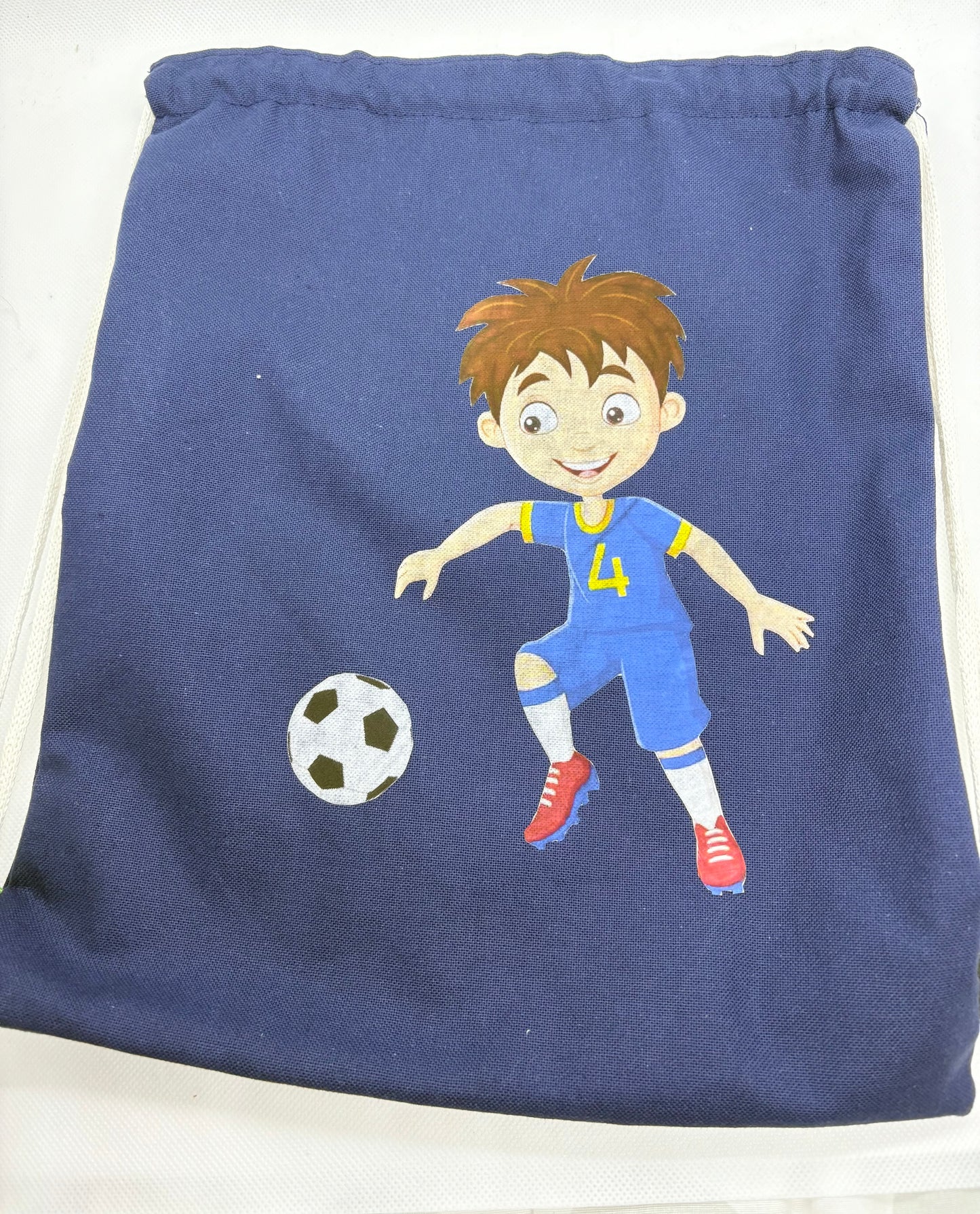 Pochon à Cordon " Petit Footballeur " Personnalisable - Le petit sac à Trésors