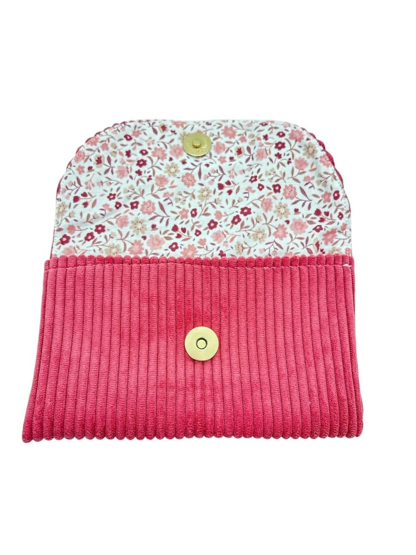 Pochette velours multifonctions « Belle Fleur »