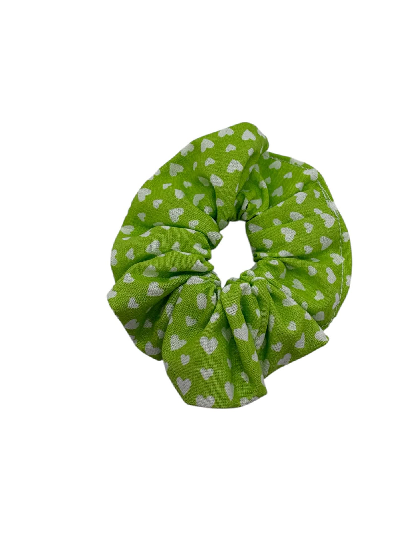 Chouchou " Coeur vert" enfant