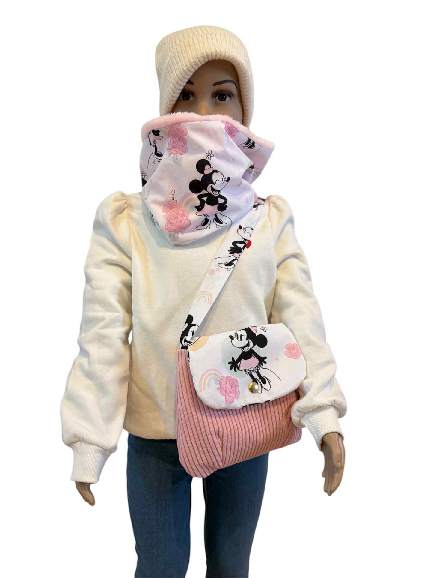 Ensemble Snood & Sac Bandoulière assortis - Minnie Rose