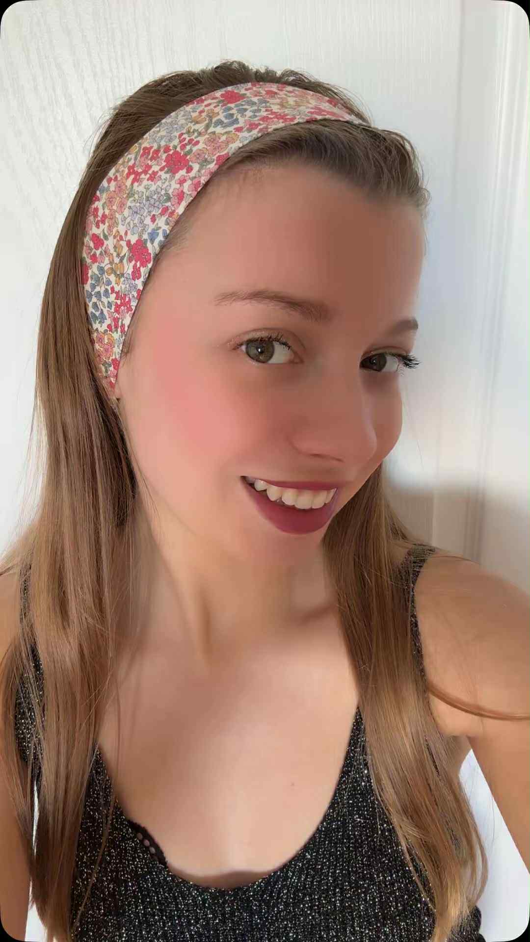 Bandeau à cheveux " Flora" - Modèle 10/12 ans