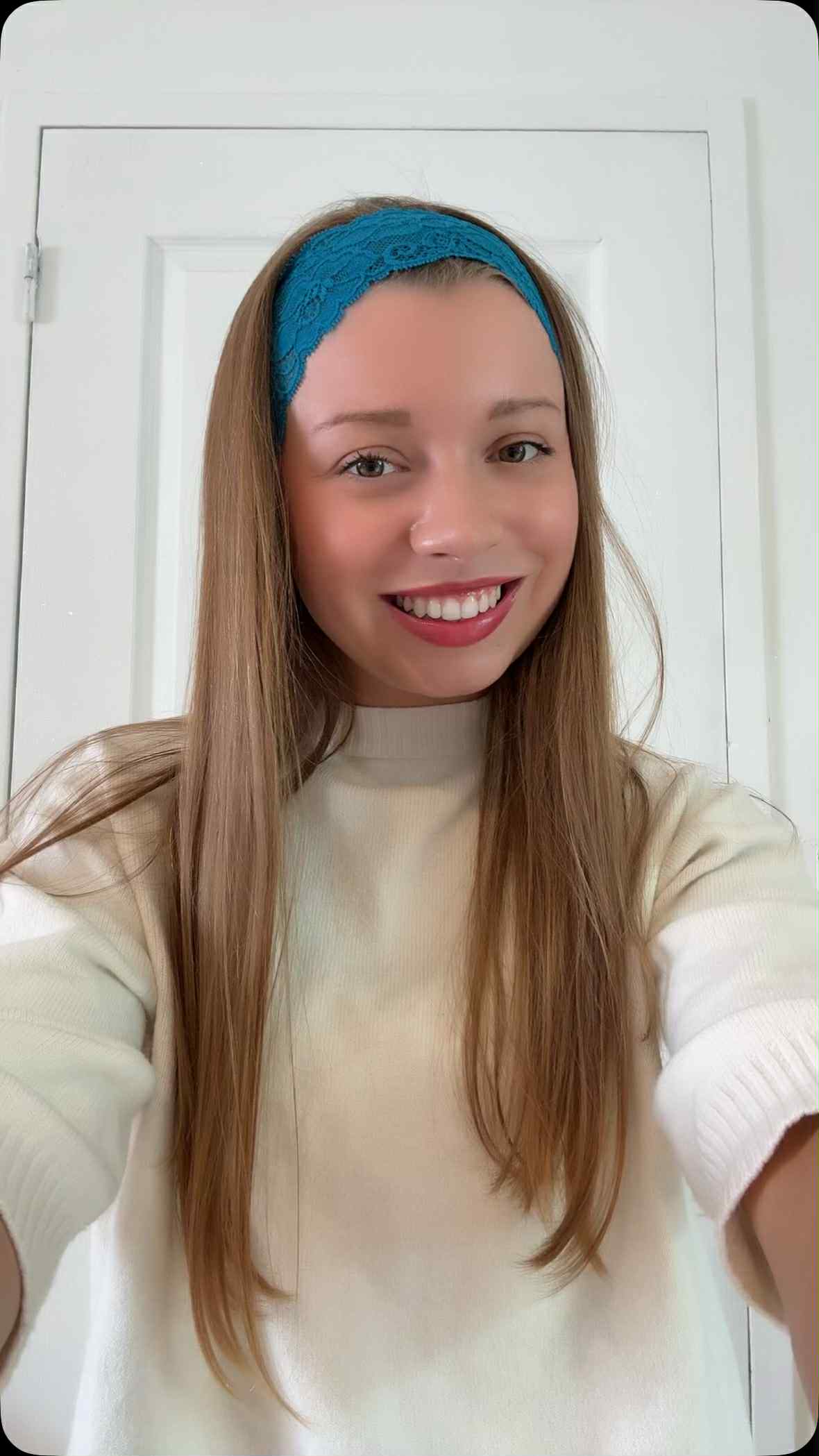 Bandeau à Cheveux " Eclat Turquoise " - Modèle Femme