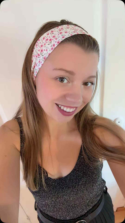 Bandeau à cheveux " Douce Prairie" - Modèle adulte