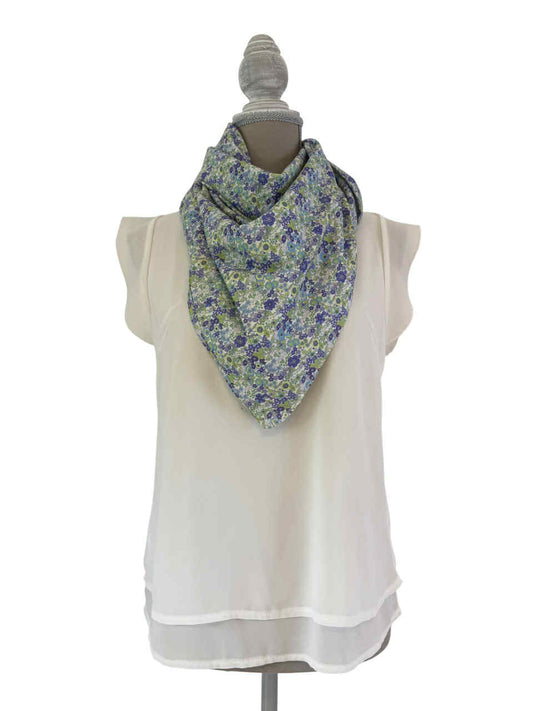 Grand Foulard artisanale " Eclat de Pétales "