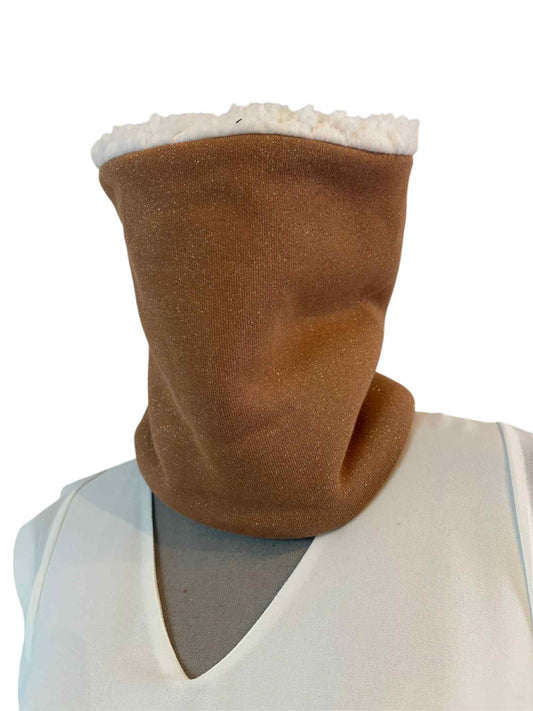 Snood Femme moutarde paillette