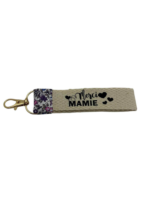Porte - Clés " Merci Mamie"
