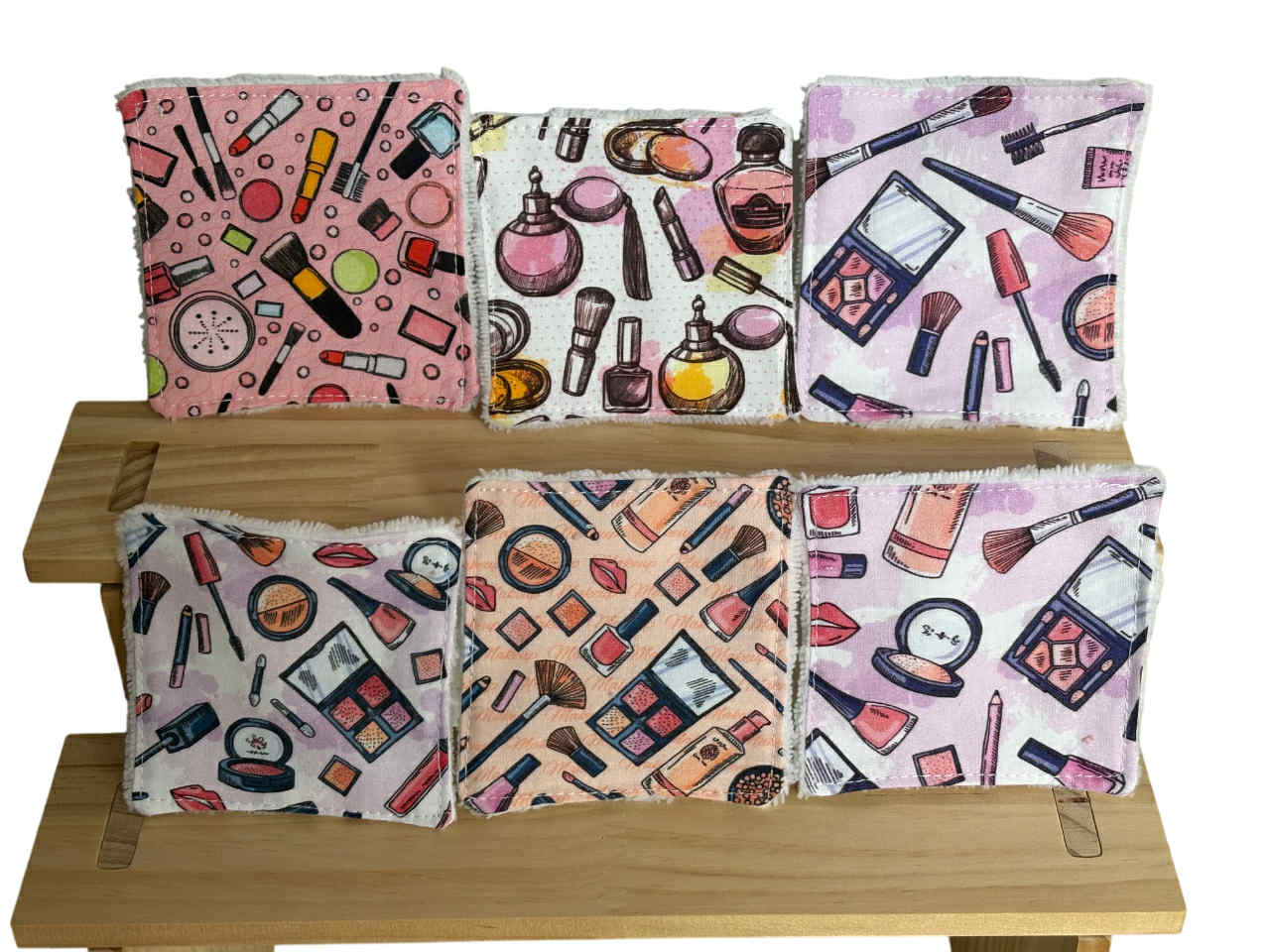 Lot de 6 lingettes lavables " Pétale démaquillante"