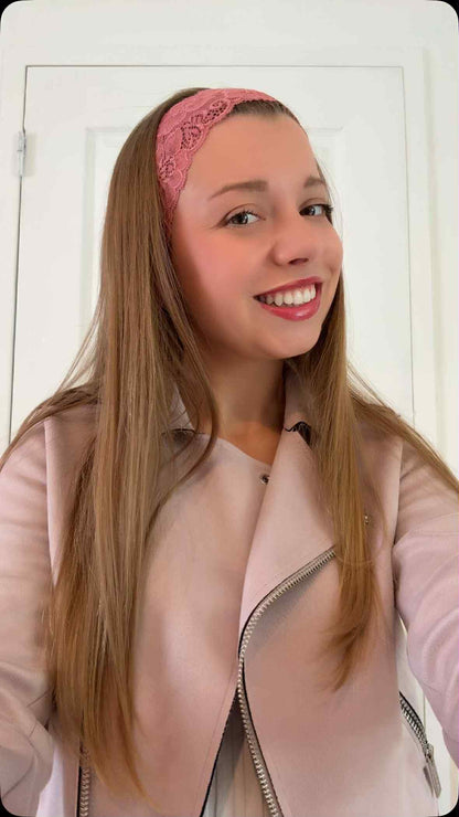 Bandeau à cheveux " Elégance Poudrée" - Modèle Femme