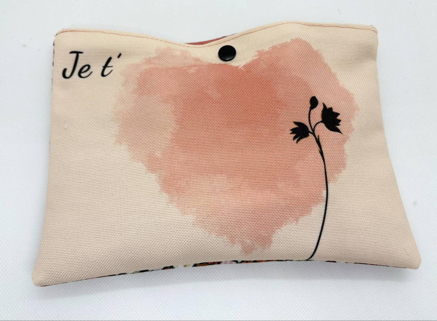 Coffret douceur " Maman" - Spécial Fête des Mères -Lot de 8 lingettes lavables + jolie pochette