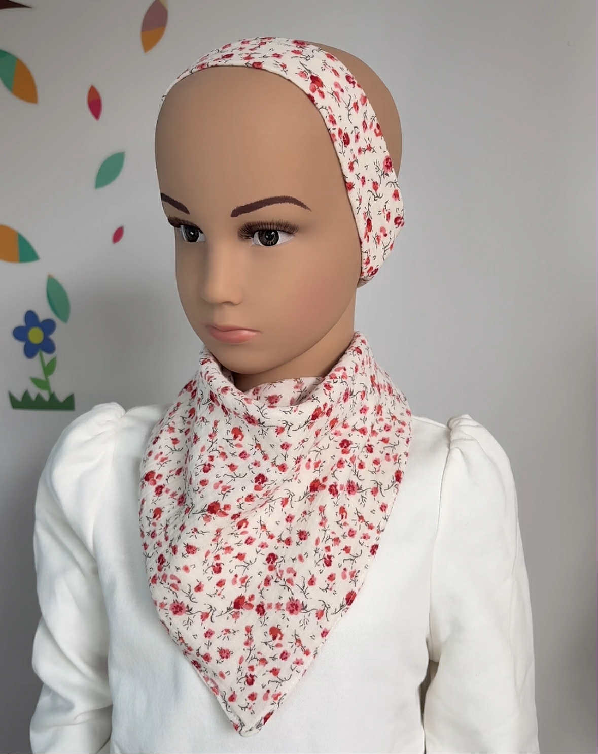 Bandeau à Cheveux " Rose Garden" - Modèle 2 ans