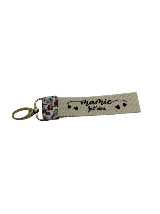 Porte - Clés " Mamie je t'aime"