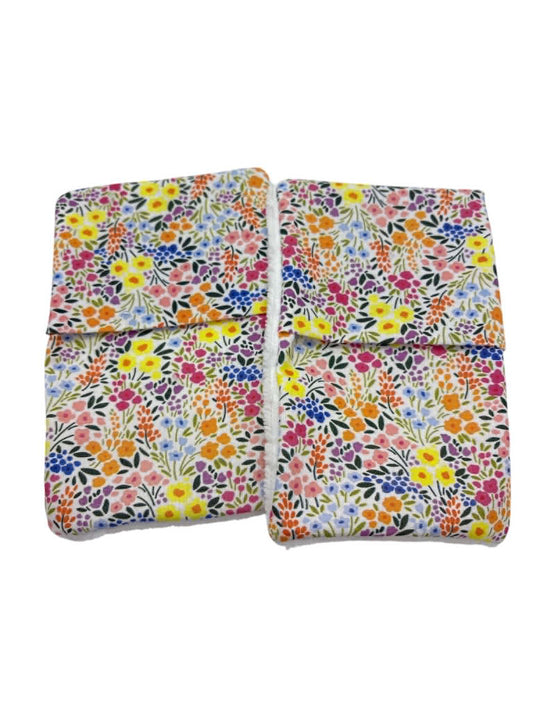 Débarbouillette ( lot de 2) «  Bohème Fleuri »