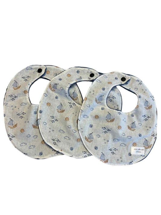 Bavoir bébé 0/18 mois " Petit bateau"