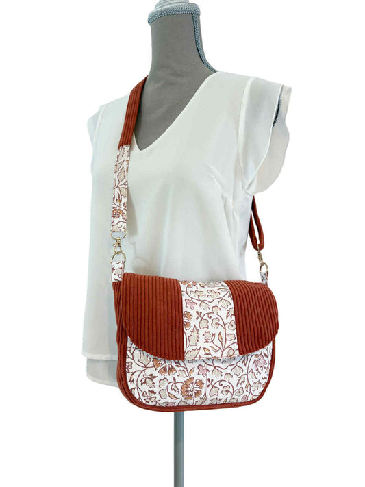 Sac bandoulière " Terre de Fleurs"