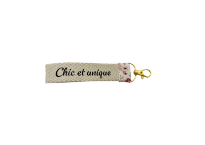 Porte - Clés " Chic et unique"