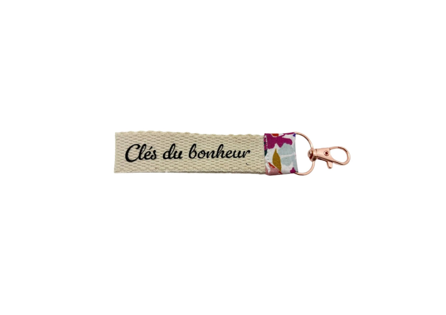 Porte - Clés " Clés du bonheur"