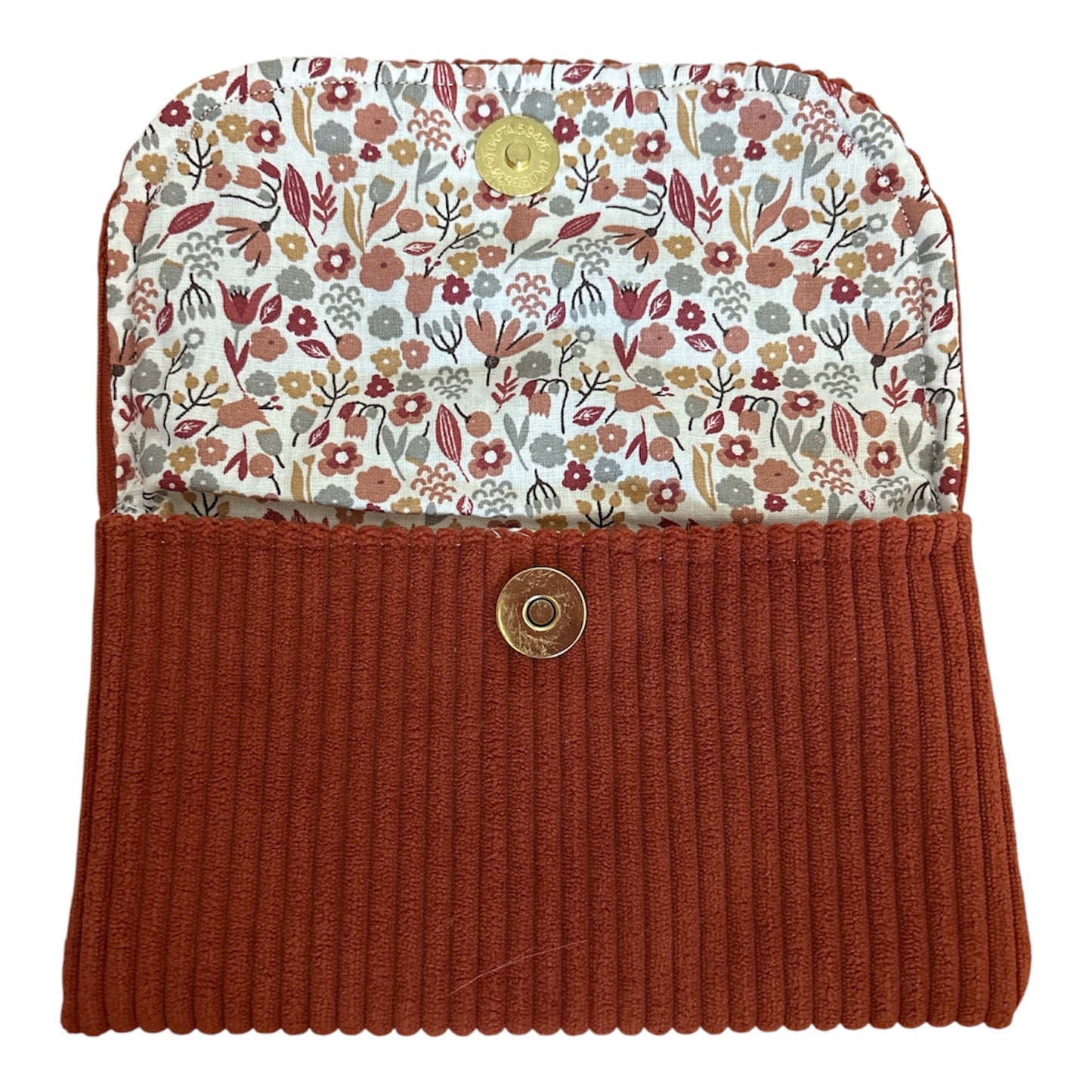 Pochette multifonction velours " L'automnale"