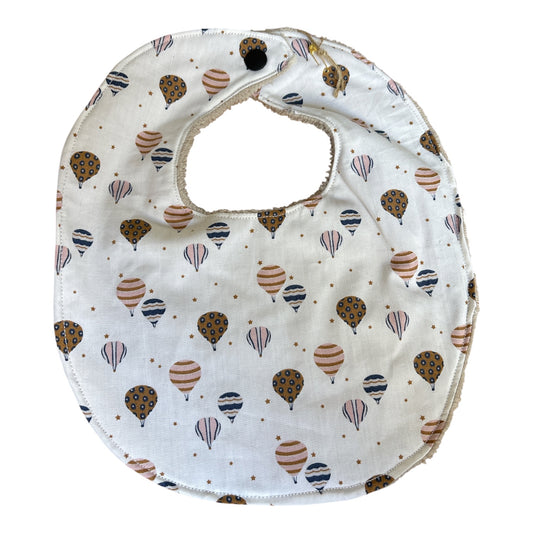 Bavoir bébé Montgolfière