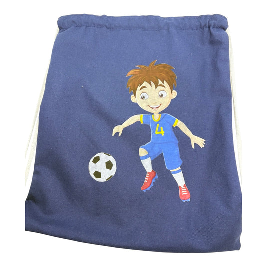 Pochon à Cordon " Petit Footballeur " Personnalisable - Le petit sac à Trésors