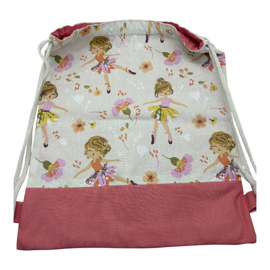 Pochon à cordon " Chassé - Croisé" Personnalisable  - Le Petit Sac à Trésors