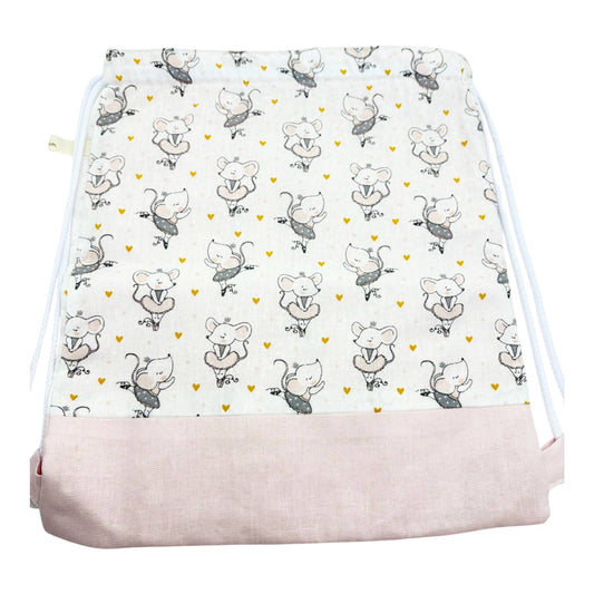 Pochon à cordon " Rêve de Tutu " Personnalisable - Le Petit Sac à Trésors