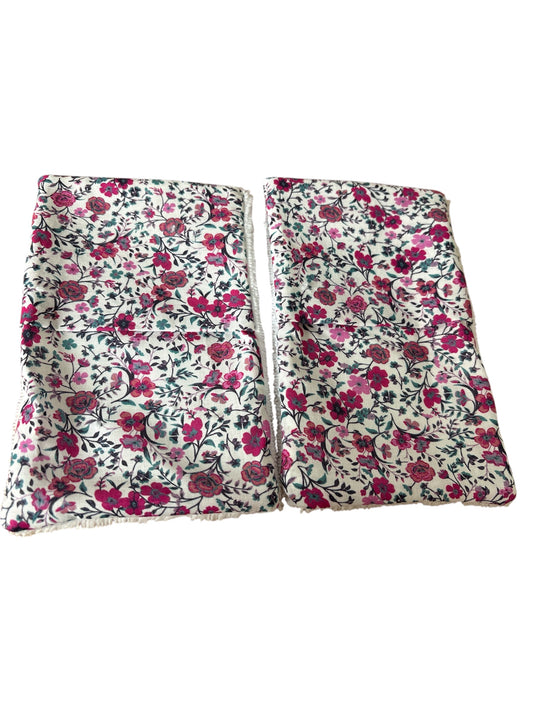 Débarbouillette ( lot de 2) «  Fresh Flowers »