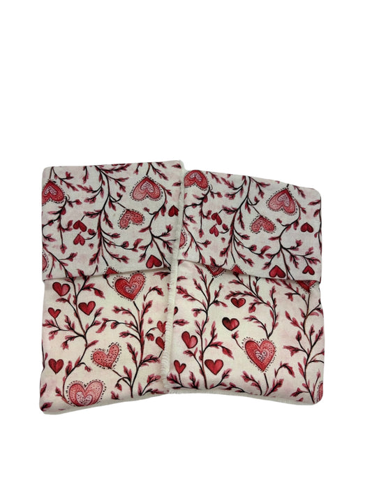 Débarbouillettes (lot de 2) petit cœur sauvage