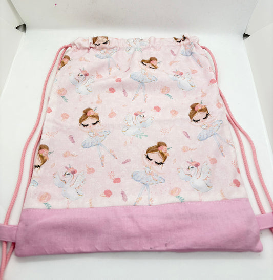 Pochon à cordon " Pas de cygne" Personnalisable - Le Petit sac à Trésor