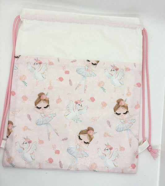 Pochon à cordon " Danse du Lac" Personnalisable  - Le Petit Sac à Trésors