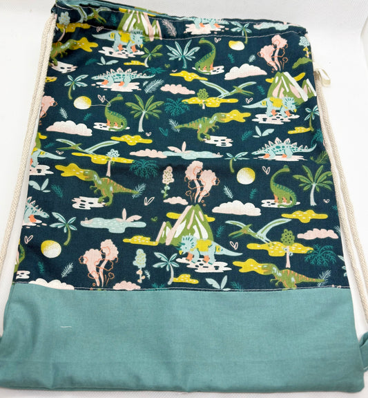 Pochon à Cordon " Sacosaure" Personnalisable - Le petit sac à Trésors