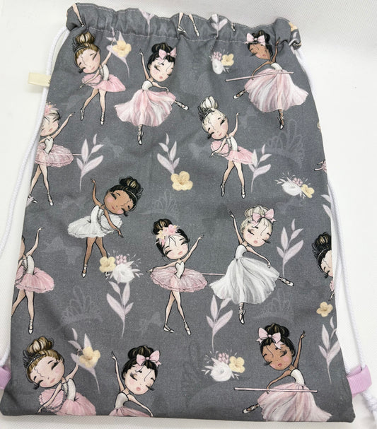 Pochon à cordon " Ballet enchanté "   - Le Petit Sac à Trésors