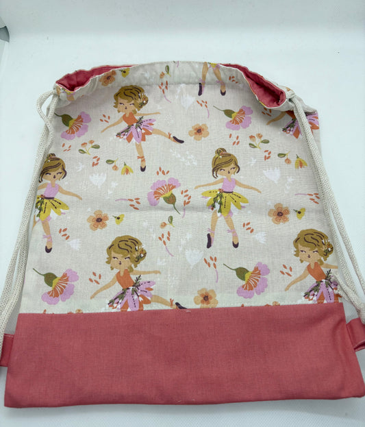 Pochon à cordon " Chassé - Croisé" Personnalisable  - Le Petit Sac à Trésors