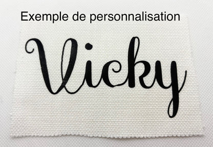 Pochon à cordon " Petite ballerine" Personnalisable - Le petit sac à Trésors