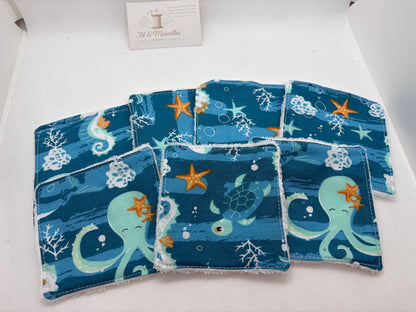 Lot de 7 lingettes " Perle de Mer"