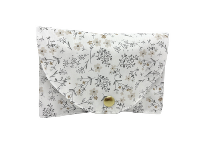 Pochette " Protection hygiénique " - modèle "Elégance Florale "