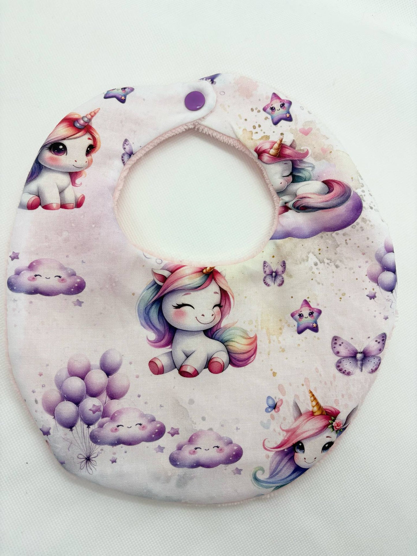 Lot de 2 Bavoirs licorne / 0 à 18 mois