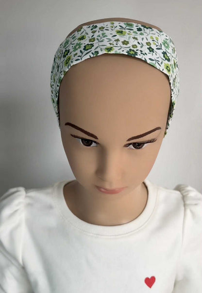 Bandeau à cheveux " Green Meadow" - Modèle 6/8 ans