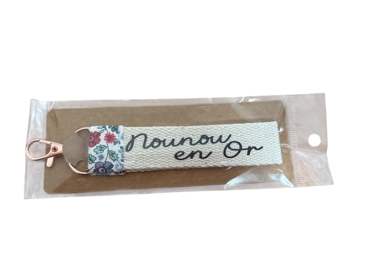 Porte - Clés « Nounou en Or  »