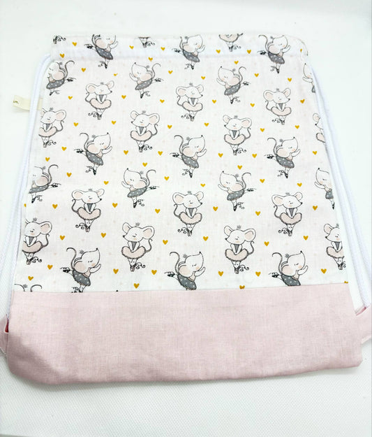 Pochon à cordon " Rêve de Tutu " Personnalisable - Le Petit Sac à Trésors