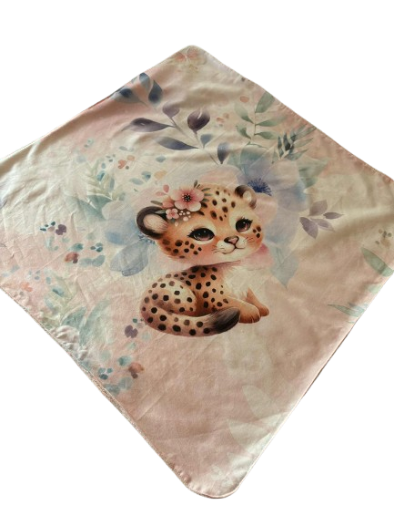 Cape de bain 'Petit Cocoon" - 0/18 mois - éponge bambou rose