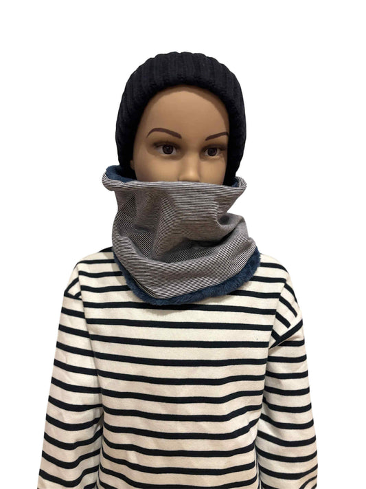 Snood bébé ( 0/2 ans ) " Rayé du large"