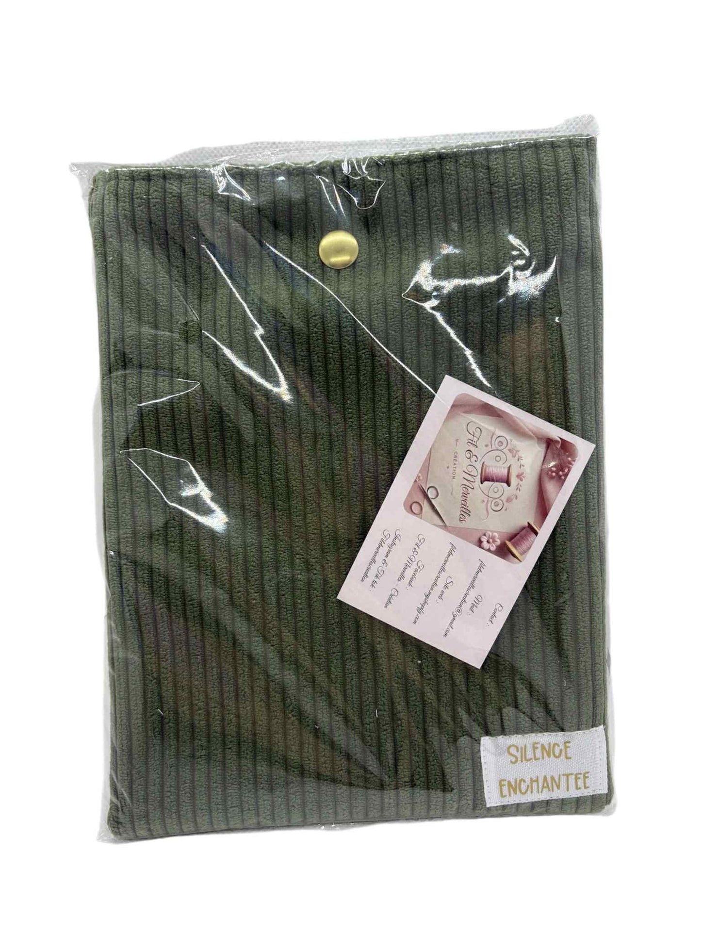 Pochette livre kaki " Le nid à Romans"