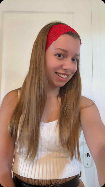 Bandeau à Cheveux " Elégance Ecarlate" - Modèle Femme