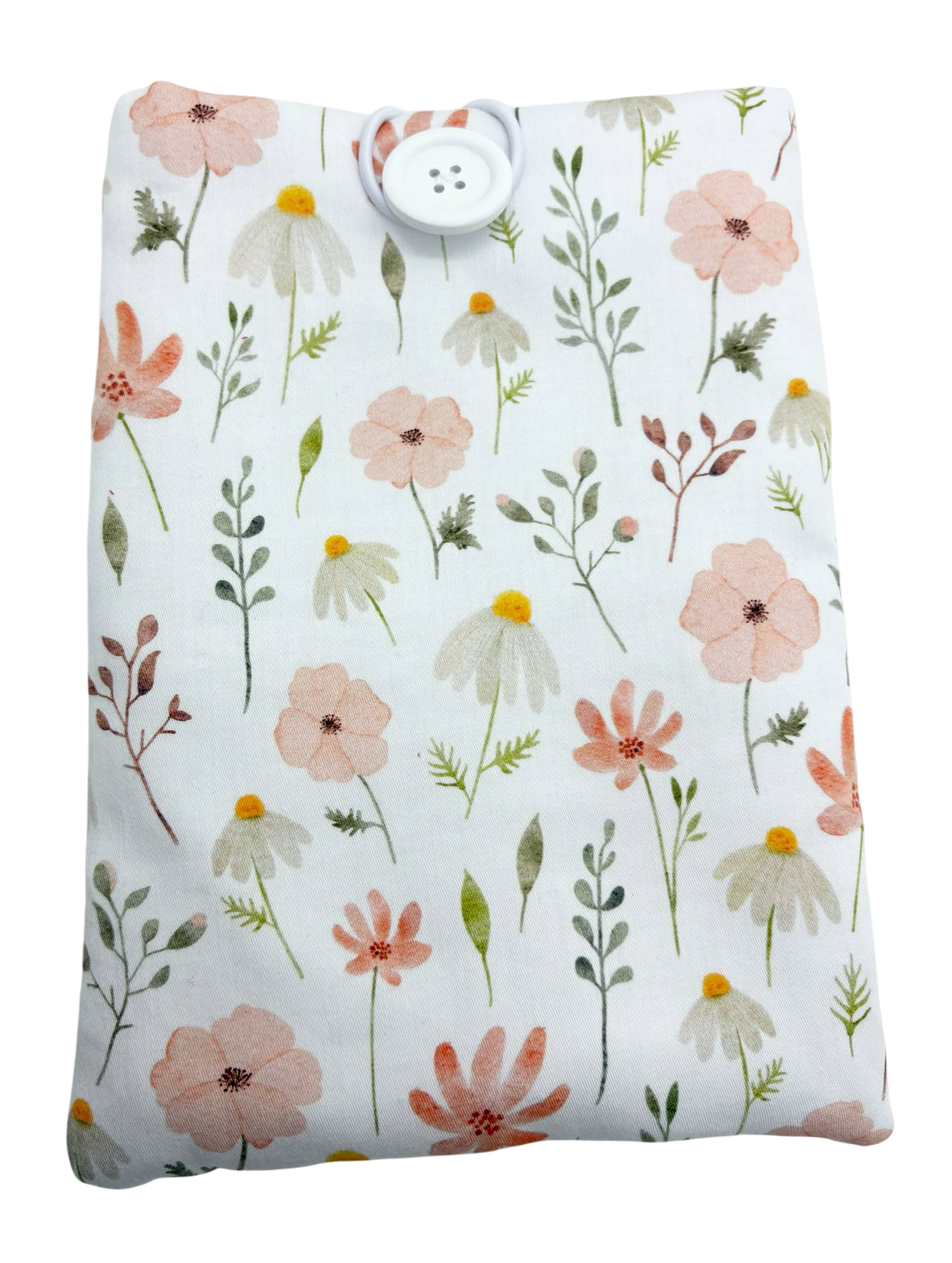Pochette pour Livre ou Liseuse " Bouquet de Mots " - Modèle petit